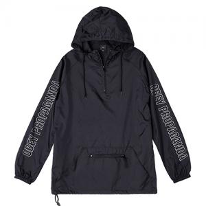 (126261641)ROUGH DRAFT ANORAK HD JKT-BLK