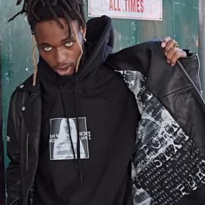 PORNO 6 HOODIE - BLACK