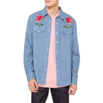 POPPY DENIM SHIRT-LBLUE