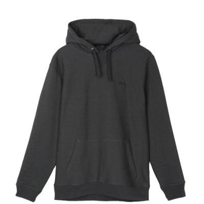 STOCK LOGO HOOD-BLK