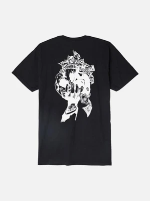 (163081612)CASH FOR CHAOS SKULL TEE-BLK