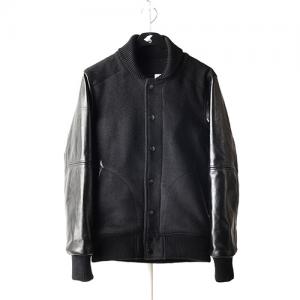 [WHYWORKS] VARSITY JACKET-BLACK