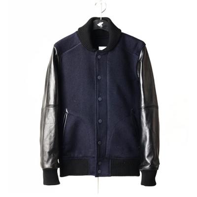 [WHYWORKS] VARSITY JACKET-NAVY