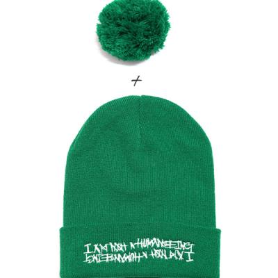 BASIC LOGO BELL BEANIE-GREEN