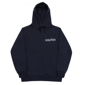 [17FW] BASIC LOGO HOODIE - NAVY