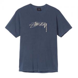VINTAGE STOCK PIG DYED TEE-NAVY