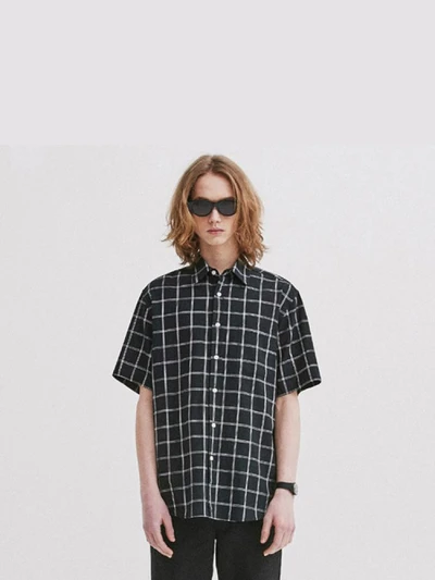 HALF WINDOW CHECK SHIRTS GS [BLACK](GSVS40)