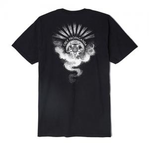 (163081683)OBEY CULT OF DARK SMOKE TEE-BLK