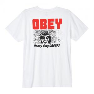 (163081689)HEAVY DUTY CREEPS TEE-WHT