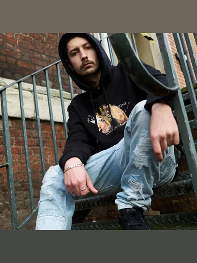 THE DRINK TAKES YOU HOODIE - BLACK