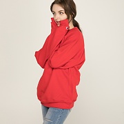 (S600) 더블드라이 에코플리스 맨투맨 SCALET