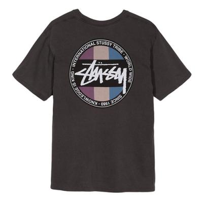 SURFMAN DOT PIG. DYED TEE-BLK