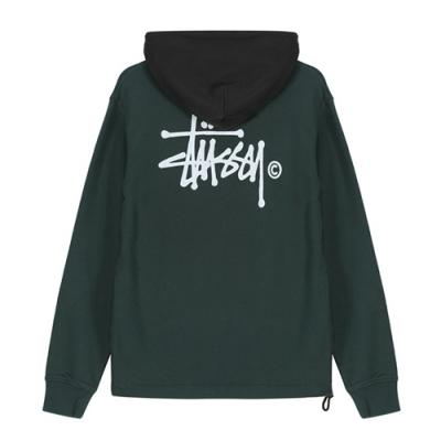 TWO TONE HOOD-GREEN