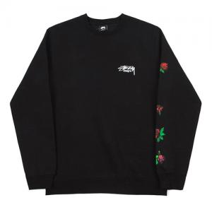 ROSES CREW-BLK