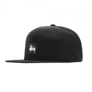 STOCK RUBBER PATCH CAP-BLK