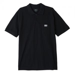 (131090034)ALL EYEZ POLO TEE-BLK