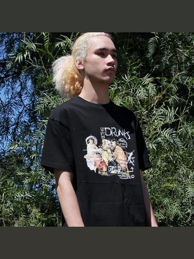 BACCHUS DOODLE T-SHIRT - BLACK