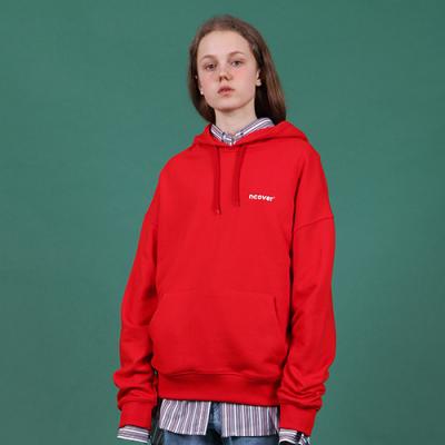 Ncover small logo hoodie-red