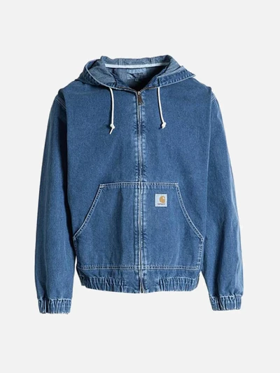 (I024845)ACTIVE JACKET-BLUE, STONE WASHED