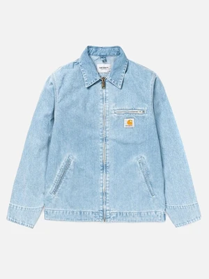 (I024846)DETROIT JACKET-BLUE STONE BLEACHED