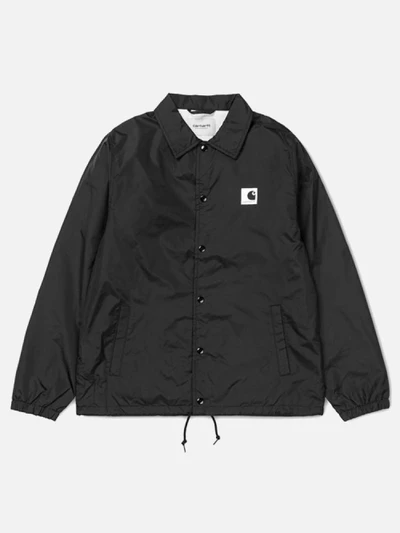 (I024018)SPORTS COACH JACKET-BLK/WAX