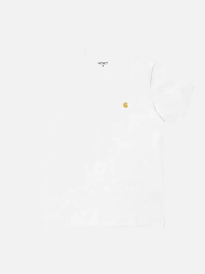 (I026391) 체이스 반팔티 WHITE/GOLD