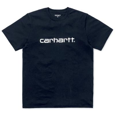 (I023803) SCRIPT T-SHIRT-DARK NAVY