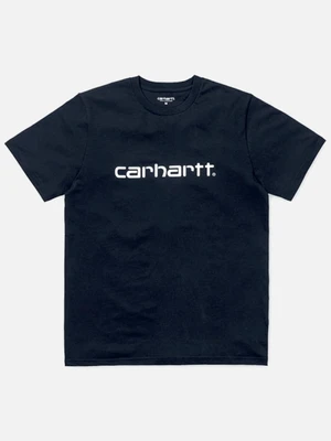 (I023803) SCRIPT T-SHIRT-DARK NAVY