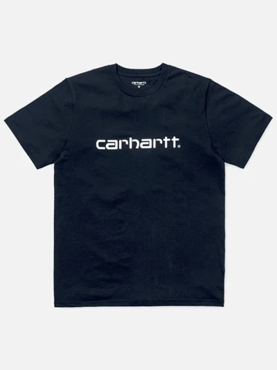 (I023803) SCRIPT T-SHIRT-DARK NAVY
