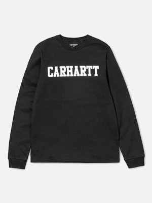 (I024805)L/S COLLEGE T-SHIRT-BLK