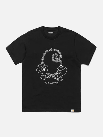 (I024753) OUTLAWS T-SHIRT-BLK