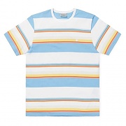 (I024816)S/S SUNDER T-SHIRT-SUNDER STRIPE, WHT/WAX