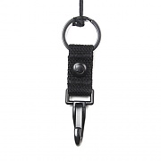(I024317)MILITARY KEY HOLDER-BLK