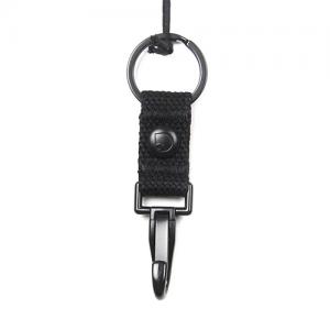 (I024317)MILITARY KEY HOLDER-BLK