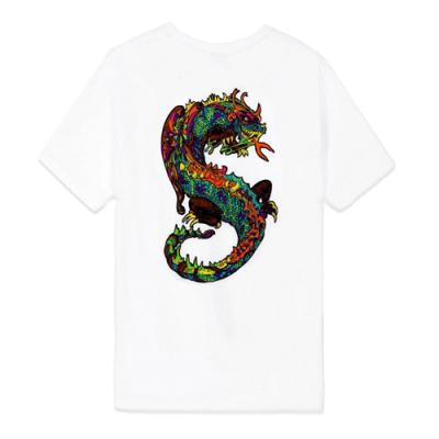 NEON DRAGON TEE-WHT