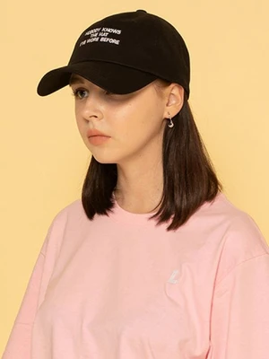 NOBODY KNOWS BALLCAP-BLACK