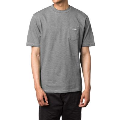 MINI STRIPE S/SL CREW-WHT
