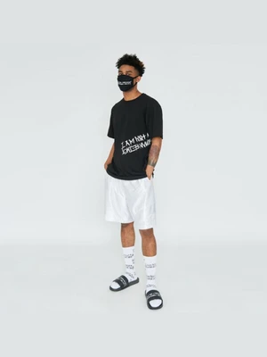 BANDED T-SHIRT-BLACK