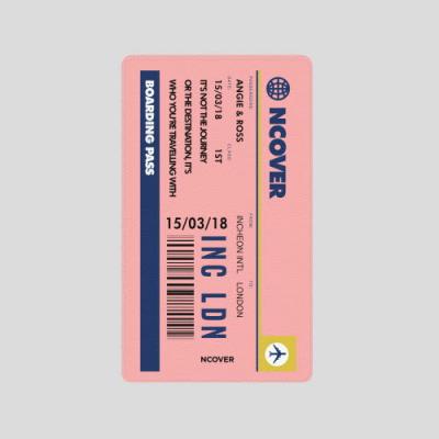 TRAVEL TICKET-PINK(BATTERY)