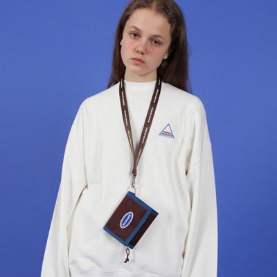 NCOVER LOGO NECKLACE WALLET-BROWN