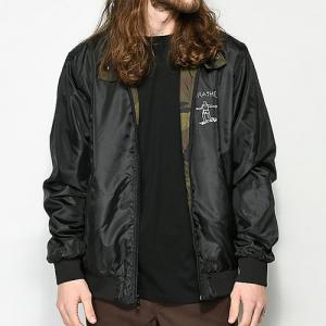 곤즈 리버시블 코치자켓 BLACK/CAMO