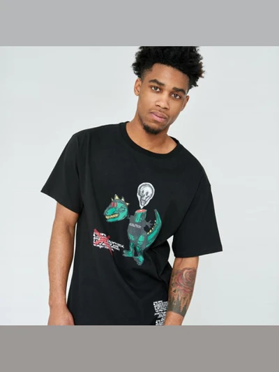 [18SS] NOT A HUMANBEING T-SHIRT - BLACK