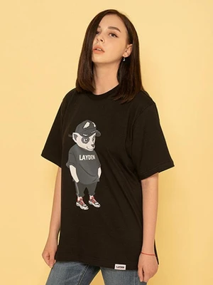 HIGHEND LAYGOM S/S TEE-BLACK