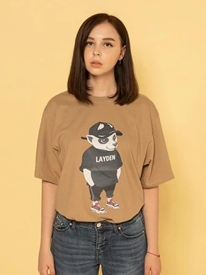 HIGHEND LAYGOM S/S TEE-BEIGE