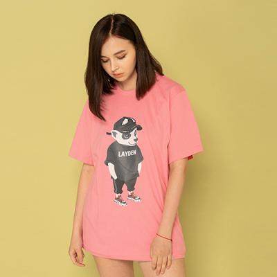HIGHEND LAYGOM S/S TEE-PINK