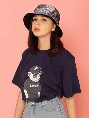 HIGHEND LAYGOM S/S TEE-NAVY