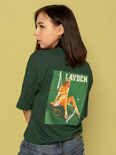 TENNIS PINUP S/S TEE-GREEN
