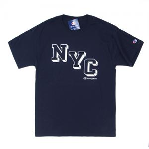(GT280) NYC 그래픽 반팔티 (Y07034) NAVY