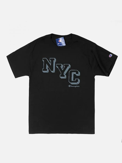 (GT280) NYC 그래픽 반팔티 (Y07034) BLACK