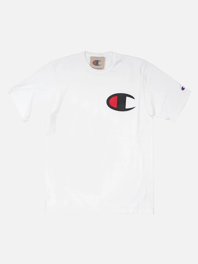 (GT19) 자수 C 헤리티지 반팔티 (Y06820) WHITE